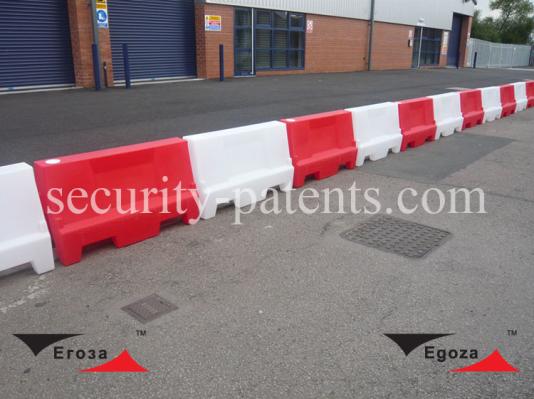 Supplies of Egoza Plastic Safety Barriers for Traffic Restriction